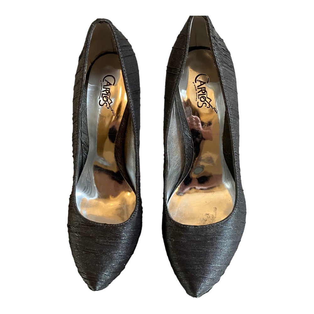 Carlos by Carlos Santana Privilege sparkly fabric heels